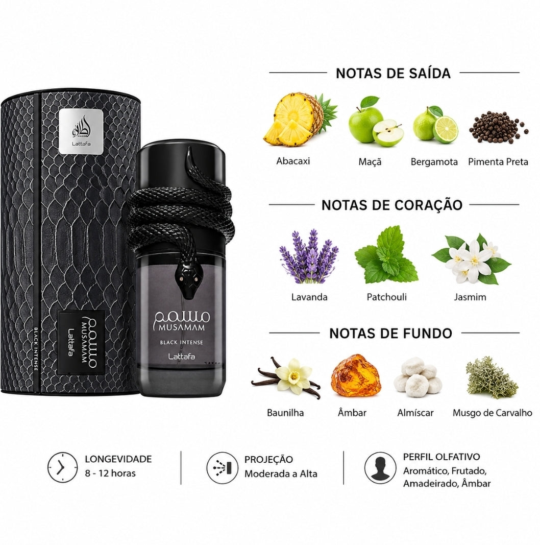 Musamam preto Intenso.100ml