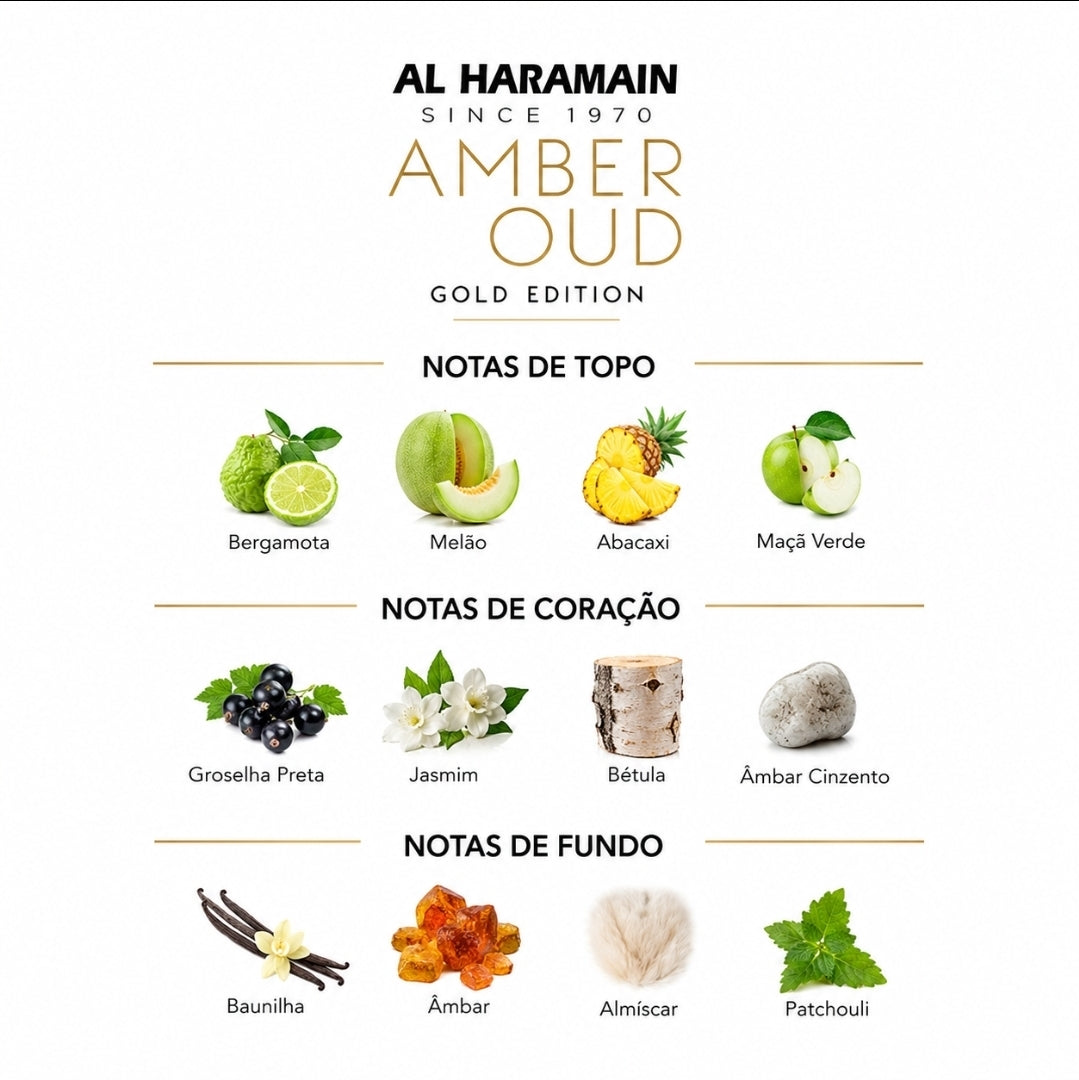 Amber Oud  Edicão Ouro 120 ML